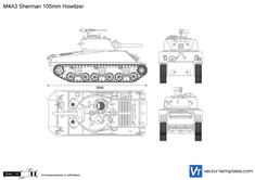 M4A3 Sherman 105mm Howitzer