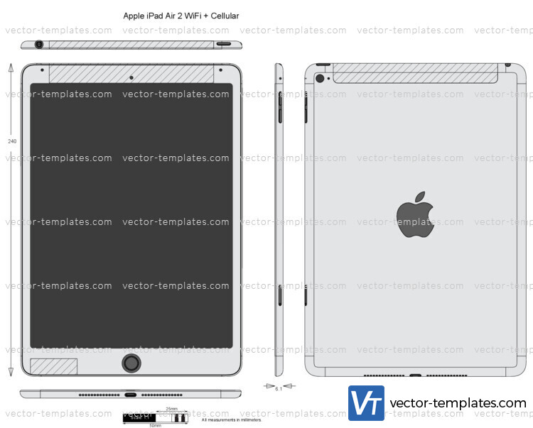 Apple iPad Air 2 WiFi + Cellular