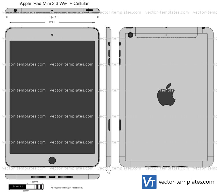 Apple iPad Mini 2 3 WiFi + Cellular