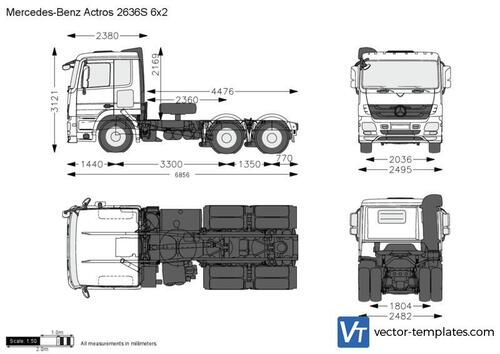 Mercedes-Benz Actros 2636S 6x2