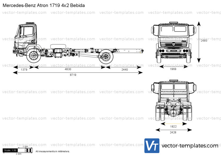 Mercedes-Benz Atron 1719 4x2 Bebida