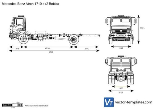 Mercedes-Benz Atron 1719 4x2 Bebida