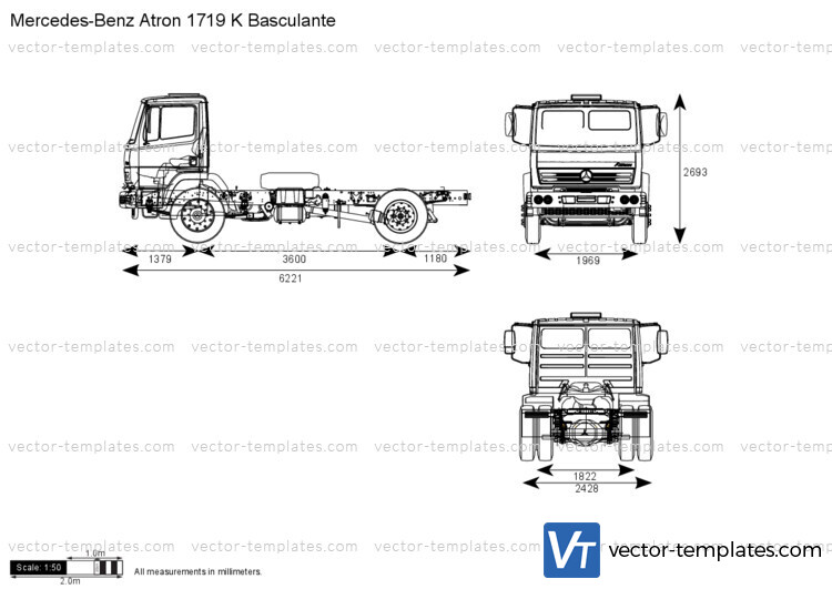 Mercedes-Benz Atron 1719 K Basculante