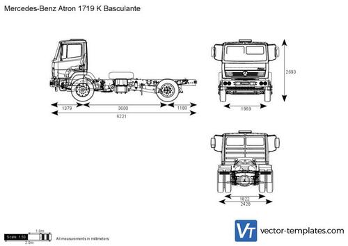 Mercedes-Benz Atron 1719 K Basculante