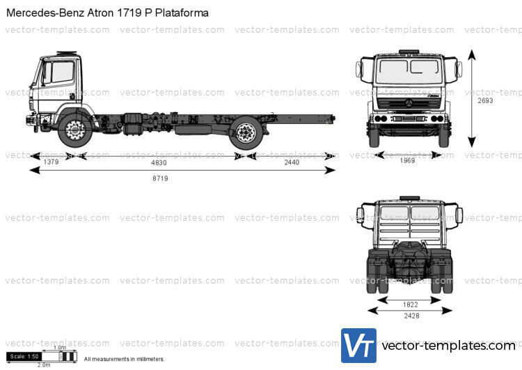 Mercedes-Benz Atron 1719 P Plataforma