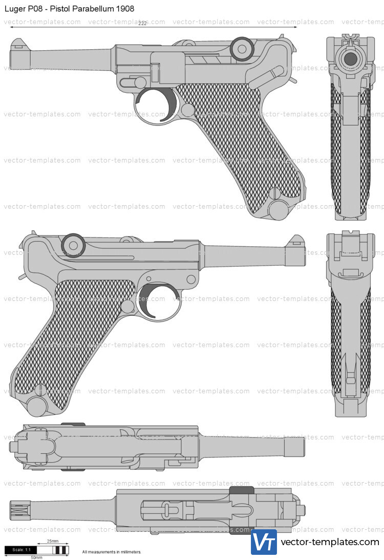 Luger P08 - Pistol Parabellum 1908