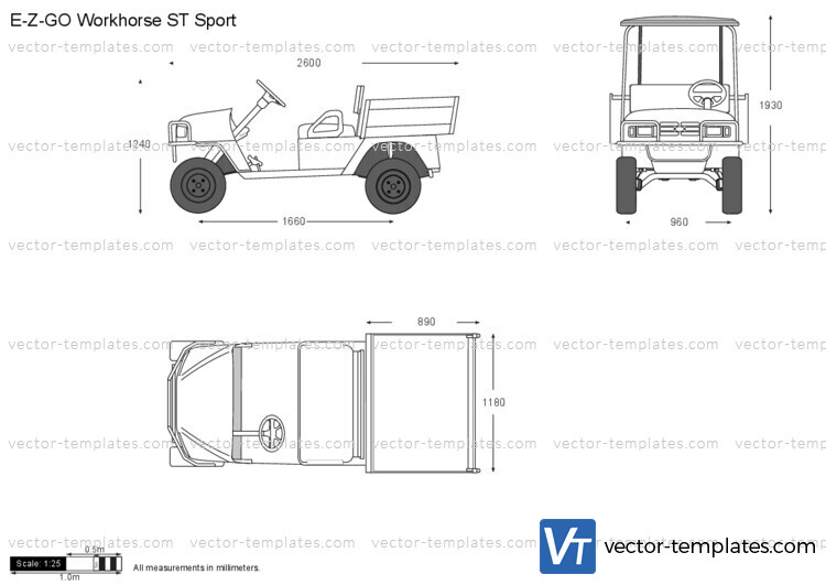 E-Z-GO Workhorse ST Sport