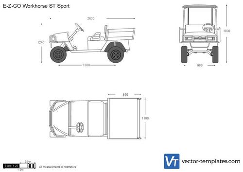 E-Z-GO Workhorse ST Sport