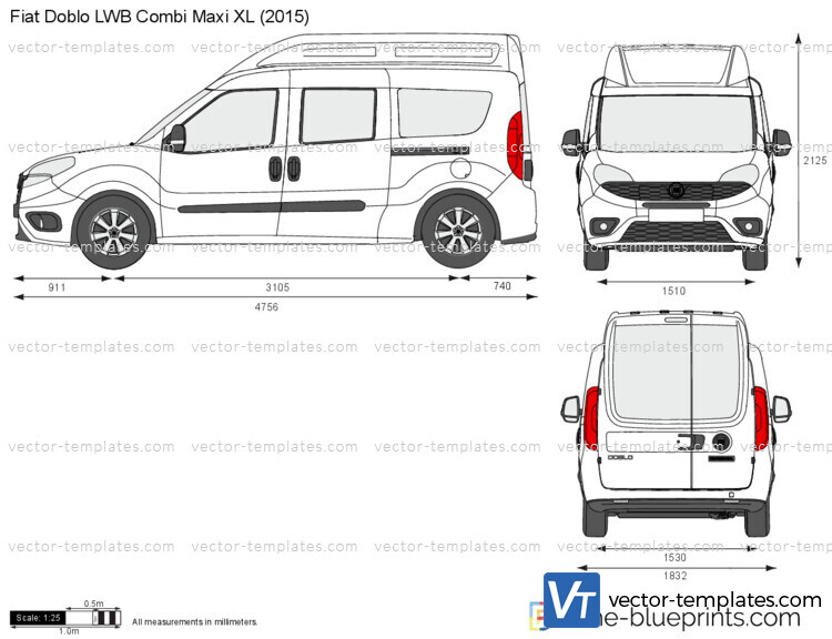 Fiat Doblo LWB Combi Maxi XL