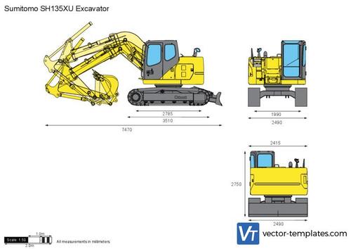 Sumitomo SH135XU Excavator