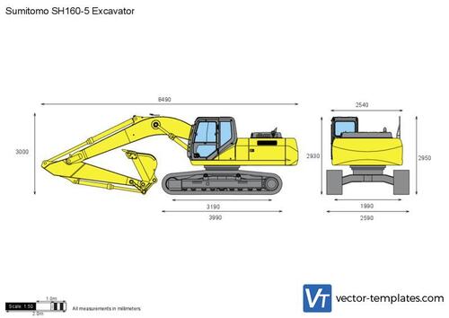 Sumitomo SH160-5 Excavator
