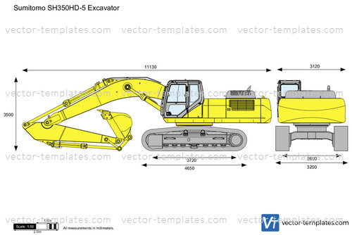 Sumitomo SH350HD-5 Excavator