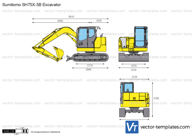 Sumitomo SH75X-3B Excavator