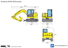 Sumitomo SH75X-3B Excavator