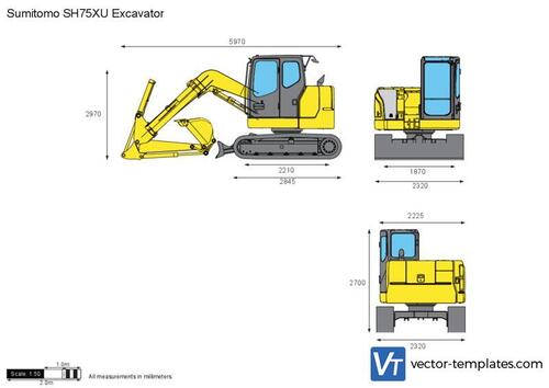 Sumitomo SH75XU Excavator