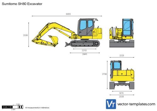 Sumitomo SH80 Excavator