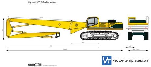 Hyundai 520LC-9A Demolition