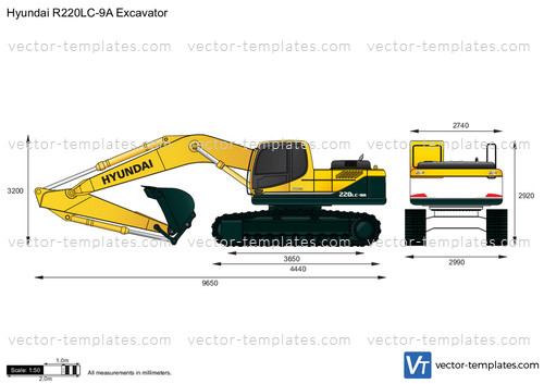 Hyundai R220LC-9A Excavator