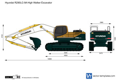 Hyundai R290LC-9A High Walker Excavator