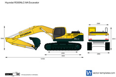 Hyundai R300NLC-9A Excavator