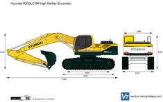 Hyundai R330LC-9A High Walker Excavator