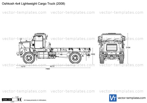 Oshkosh 4x4 Lightweight Cargo Truck
