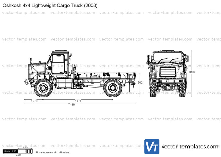 Oshkosh 4x4 Lightweight Cargo Truck