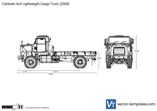 Oshkosh 4x4 Lightweight Cargo Truck