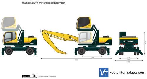 Hyundai 210W-9MH Wheeled Excavator