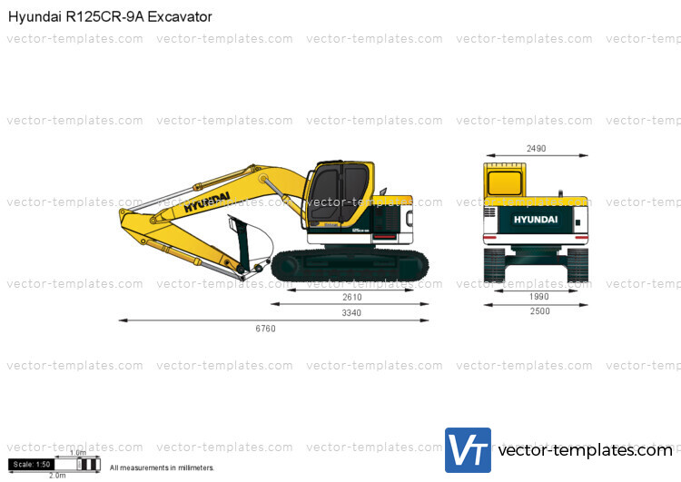 Hyundai R125CR-9A Excavator