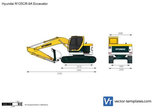 Hyundai R125CR-9A Excavator