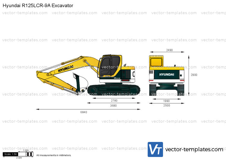 Hyundai R125LCR-9A Excavator