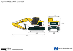 Hyundai R125LCR-9A Excavator