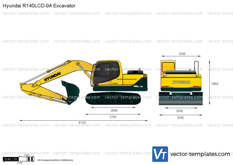 Hyundai R140LCD-9A Excavator