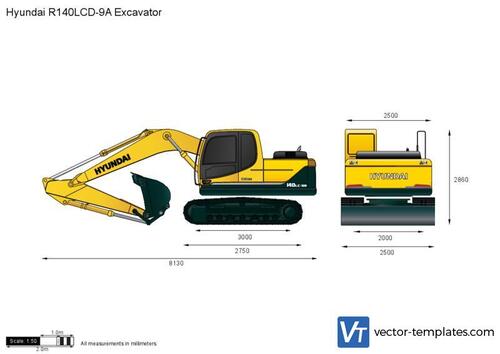 Hyundai R140LCD-9A Excavator