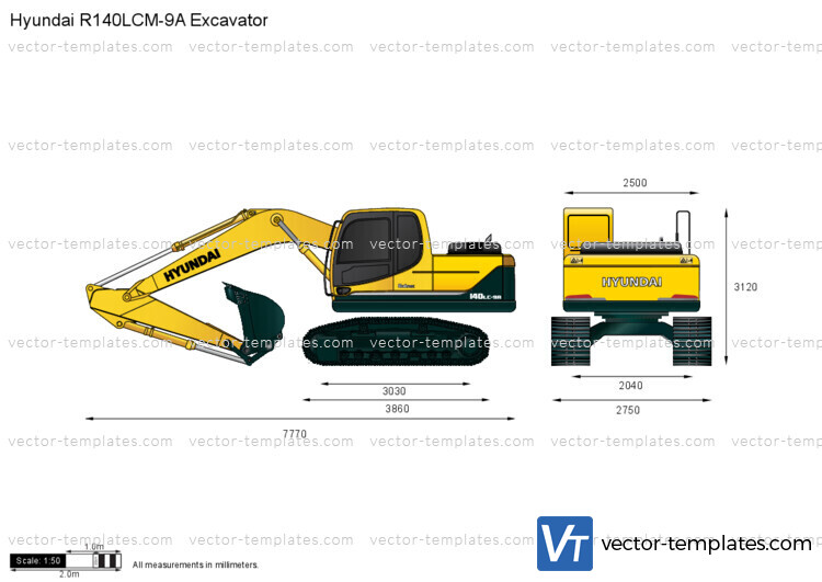 Hyundai R140LCM-9A Excavator