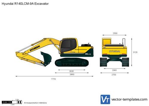 Hyundai R140LCM-9A Excavator