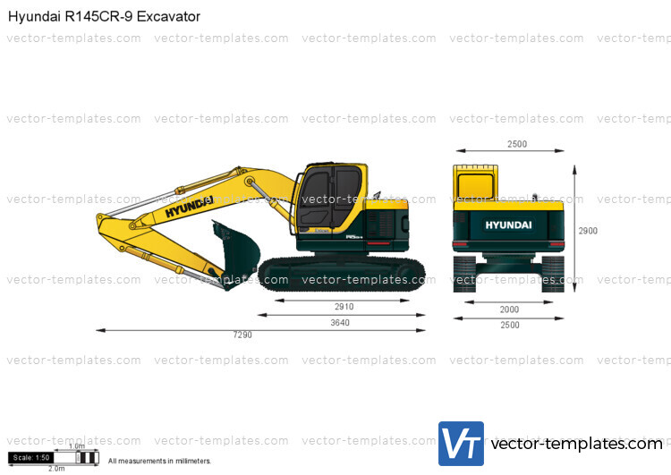 Hyundai R145CR-9 Excavator