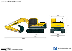 Hyundai R160LC-9 Excavator