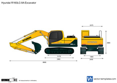 Hyundai R160LC-9A Excavator