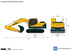 Hyundai R160LCD-9A Excavator