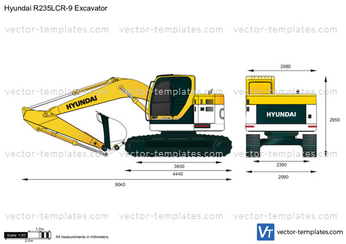 Hyundai R235LCR-9 Excavator