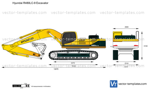 Hyundai R480LC-9 Excavator