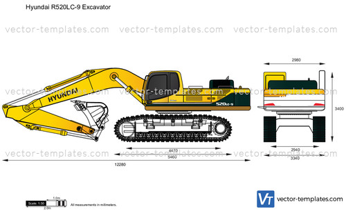 Hyundai R520LC-9 Excavator