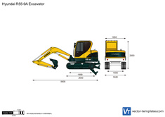 Hyundai R55-9A Excavator