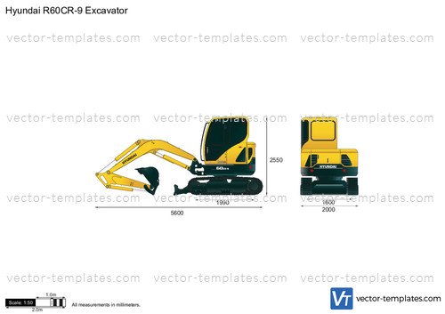 Hyundai R60CR-9 Excavator