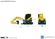 Hyundai R80CR-9 Excavator