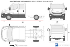 Iveco Daily Double Cab Chassis 35S11 35S13 13SD L1H1