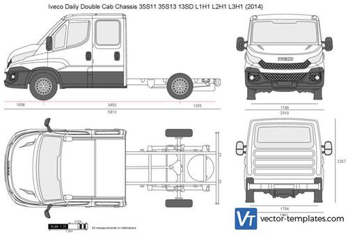 Iveco Daily Double Cab Chassis 35S11 35S13 13SD L1H1