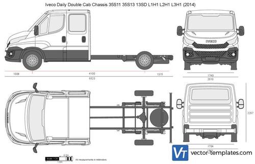 Iveco Daily Double Cab Chassis 35S11 35S13 13SD L3H1